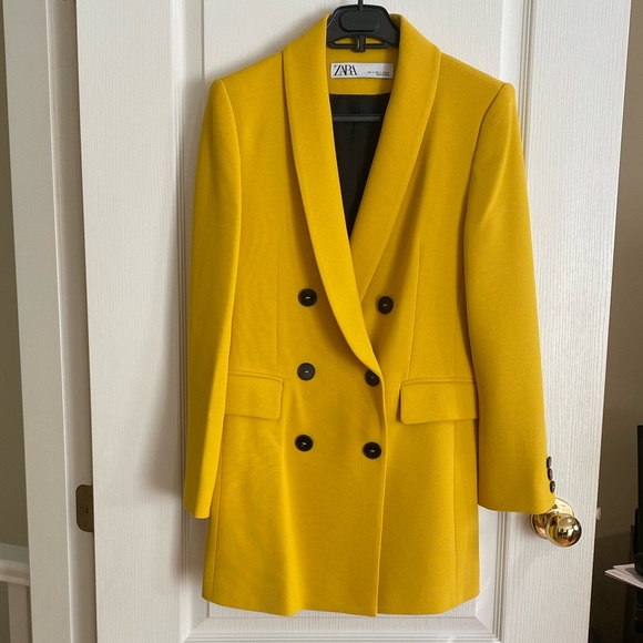 Zara Jackets & Blazers - Mustard yellow ZARA suit